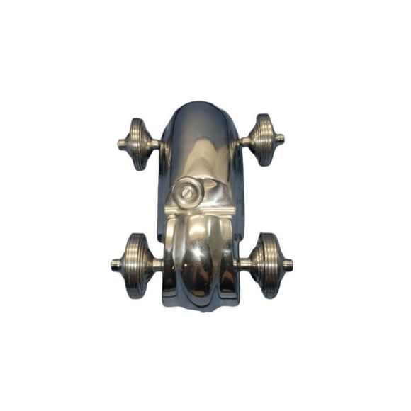 VINTAGE Polished Aluminum Slot Car Collectable - Picture 3 of 7